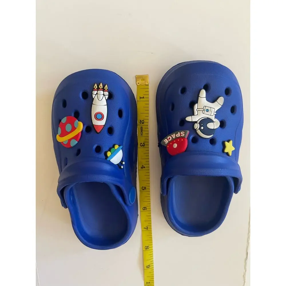 Toddler Kids Boys Cute Garden Water Clogs Sandals Slip On Shoes 12